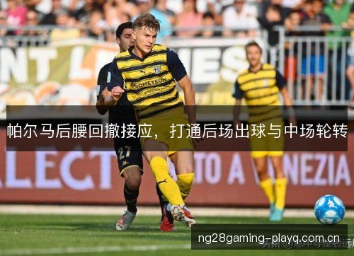 帕尔马后腰回撤接应，打通后场出球与中场轮转
